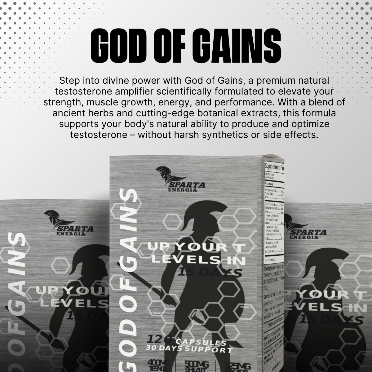 God of Gains – Unleash the Natural Alpha Within!