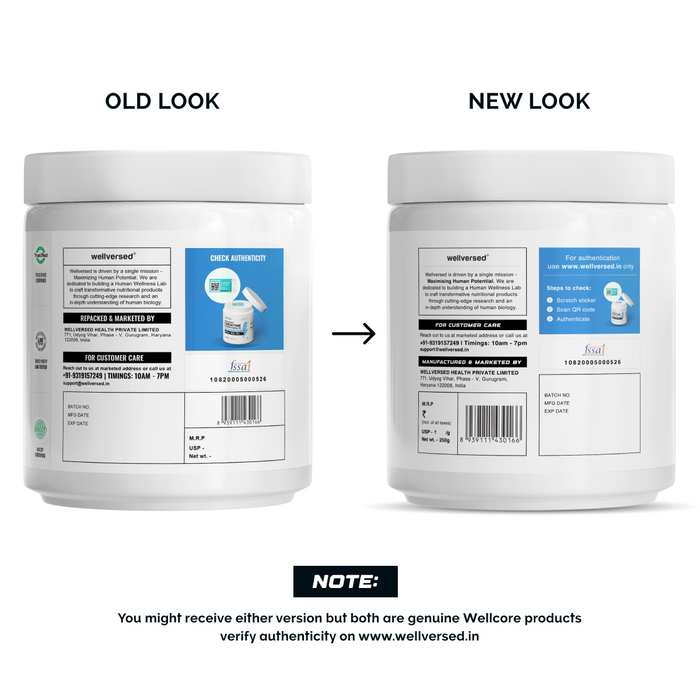 Wellcore - Micronised Creatine Monohydrate (250g, 83 Servings)