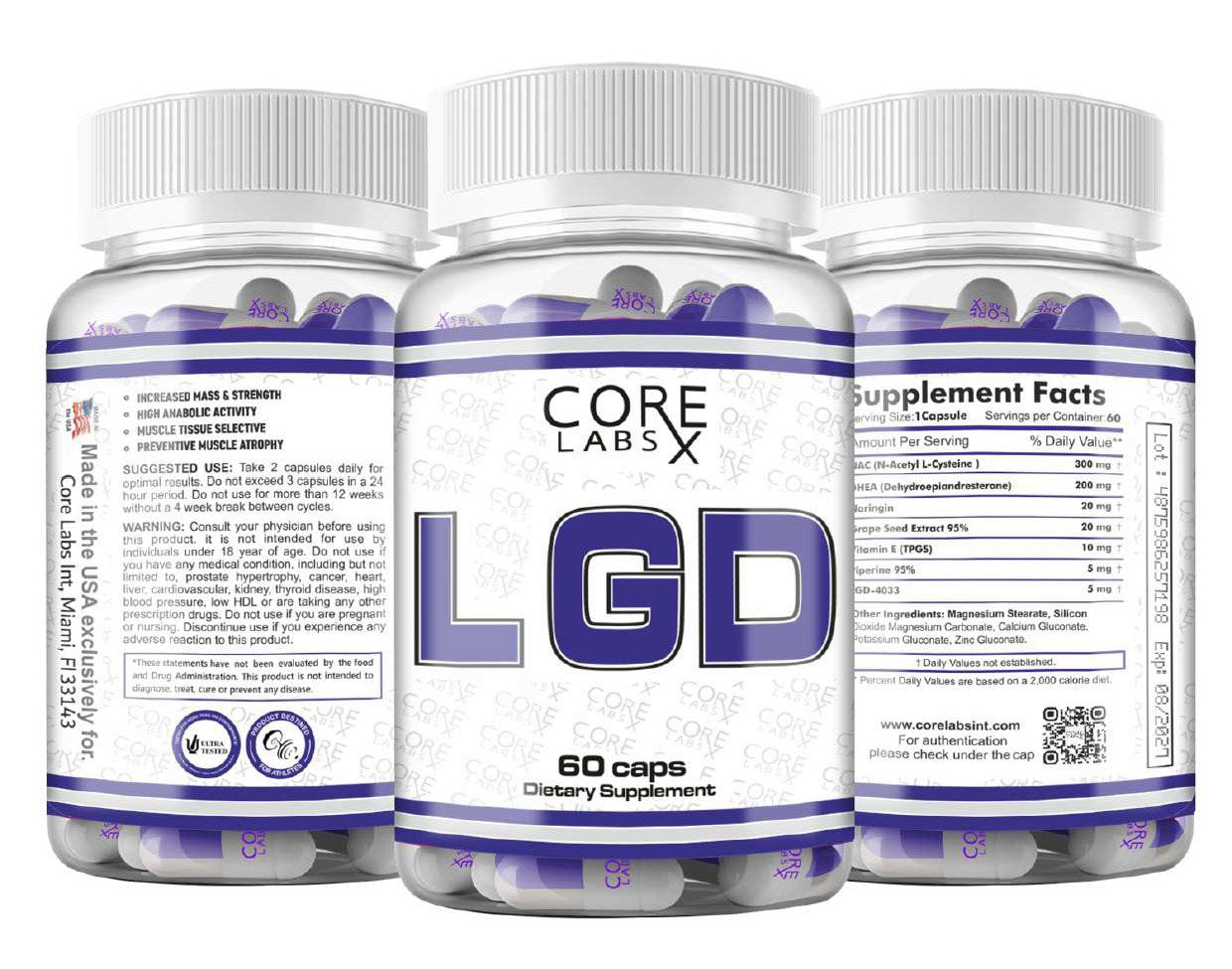 Core Labs LGD 60 caps SARM ligandrol